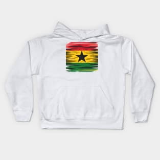 Ghana Flag Kids Hoodie